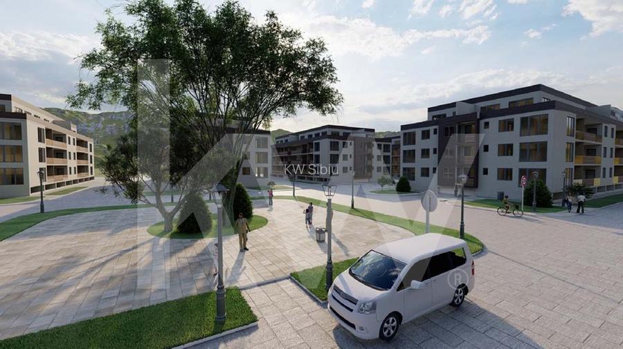 Apartament 79.600 € 2 camere 51mp utili buc separata etaj 1 Sibiu - 3