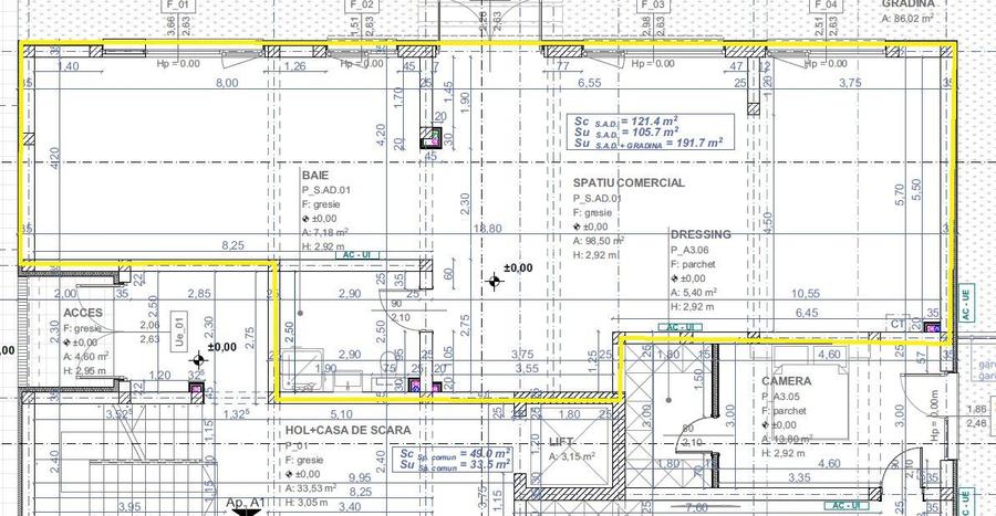Spațiu comercial 106 mp – Complex rezidențial nou – Comision 0% - 8