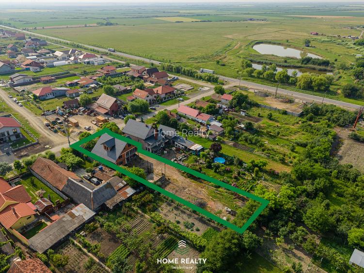 Casă la roșu de vînzare la intrare în Beregsău-Mare. - 17
