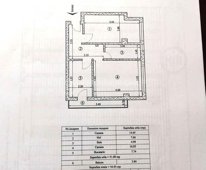 Apartament 2 camere 55mp, Moara de Vant, balcon, 2018, CT & AC, mobilat - 7