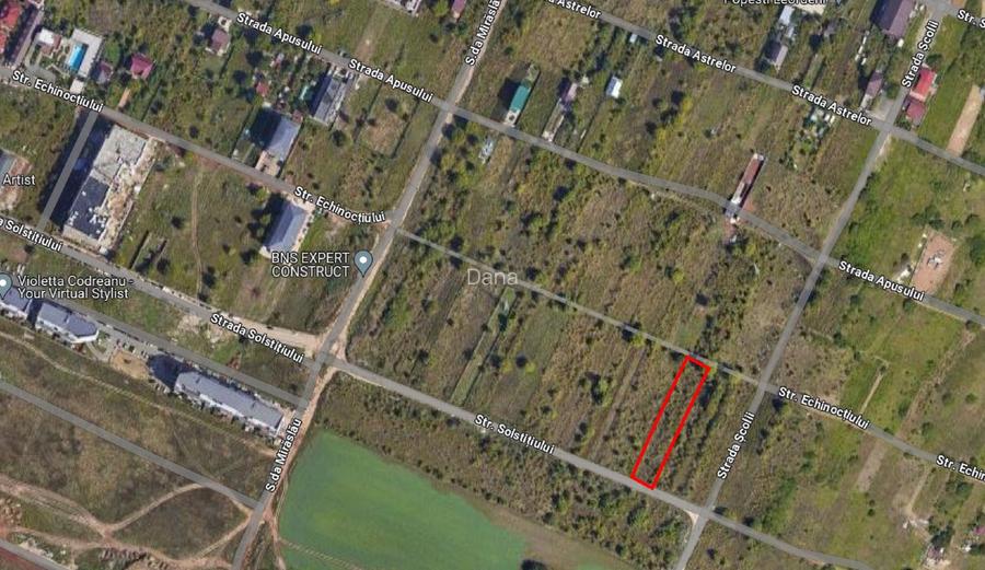 Teren Popesti Leordeni intravilan  1000mp intre strada Scolii si Miraslau - 3