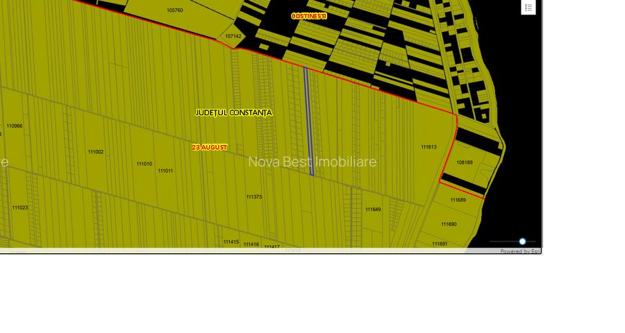 23August-tere extravilan 1ha la granita cu Costinesti  2 fronturi la DE - 4
