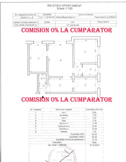 Apartament zona linistita ultracentral