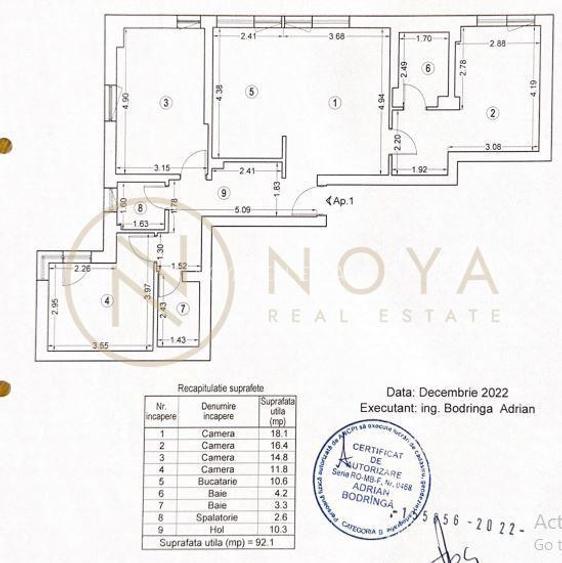 Apartament de 4 camere de vanzare in Baneasa Herastrau - 4