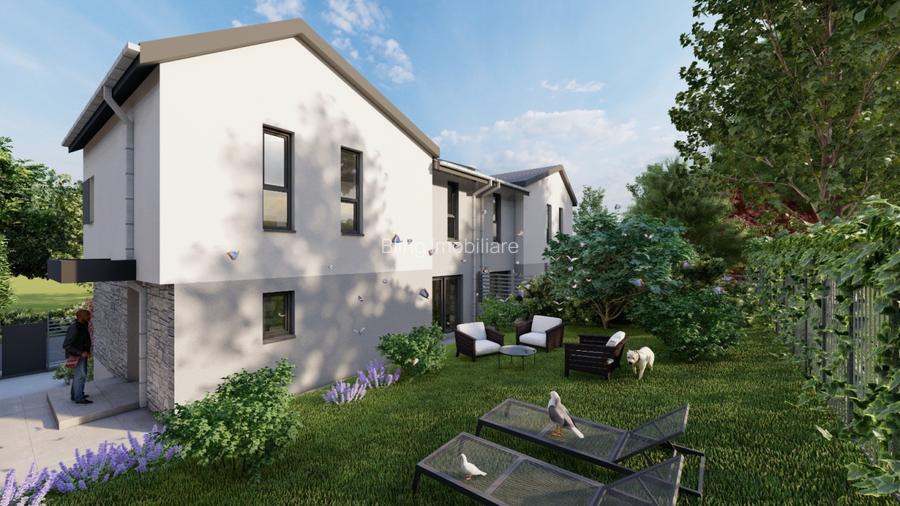 Casa tip duplex FINISATA, teren 400mp - la intrare in comuna Chinteni - 5