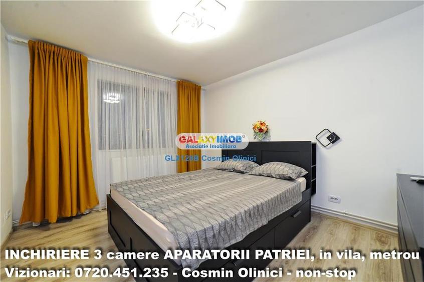 INCHIRIERE 3 camere BERCENI - Aparatorii Patriei, metrou, in vila - 8