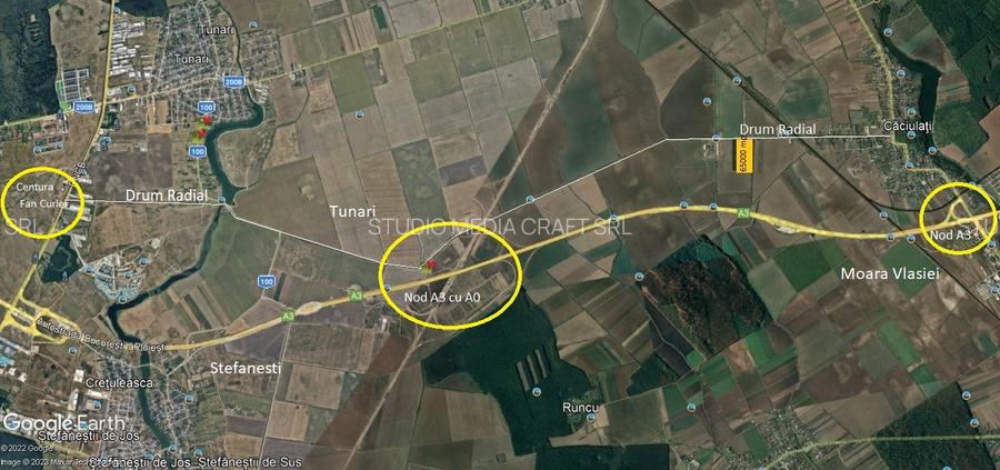 Vânzare teren intravilan 65.000 mp – Caciulati - 2