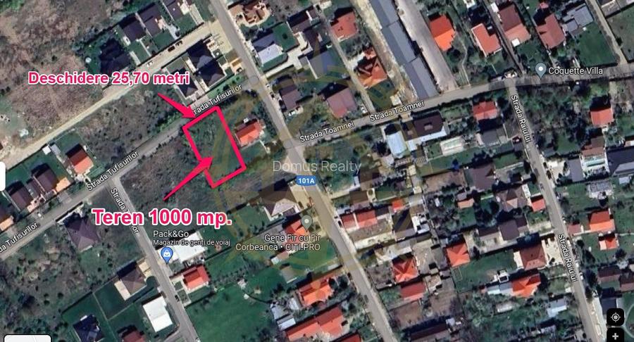DOM00438 - De vanzare teren intravilan 1000 mp. Corbeanca - 10