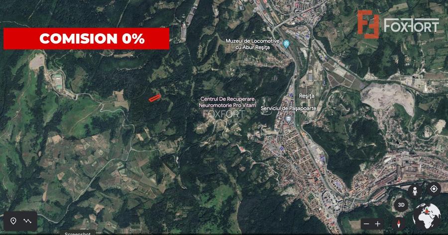 COMISION 0% Teren extravilan inconjurat de padure in Resita - ID V5495 - 2