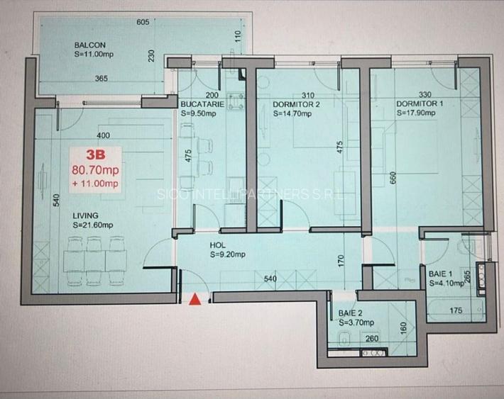 Apartament 3 camere Nusco City - Metrou Aurel Vlaicu - Promenada Mall - 12