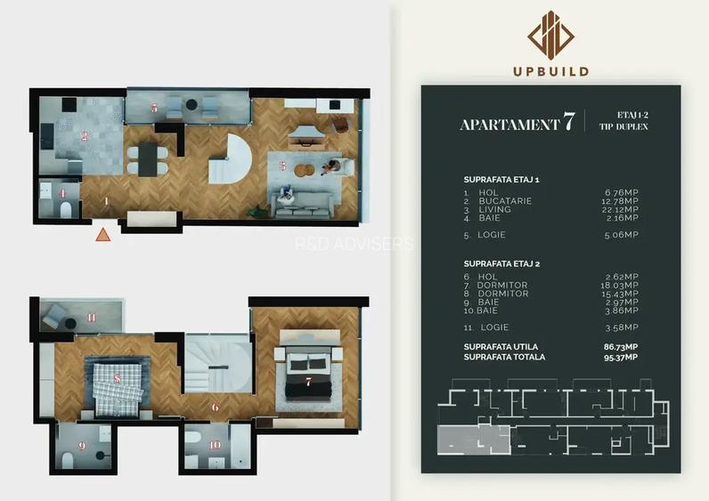 Duplex 3 camere spatios, lux, bloc nou, Decebal-Alba Iulia/ Comision 0 - 8