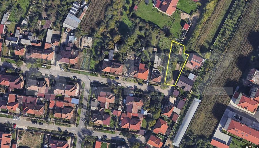 Teren intravilan de vânzare –zona Strada Barițiu, 810 mp