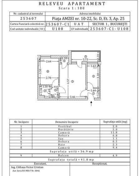 Apartament 2 camere – Pta Amzei - Pta Romana - 7