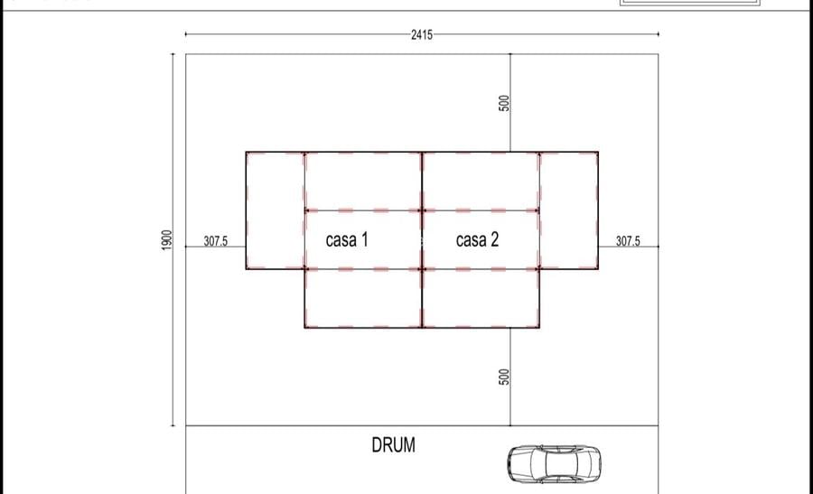 Oportunitate dezvoltare | Teren Tunari | proiect duplex - 2