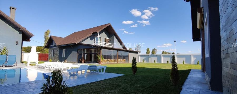 Vilă de Lux de 373 mp în Izvorani – Terase Vaste, Piscină și SPA lângă Pădure - 15