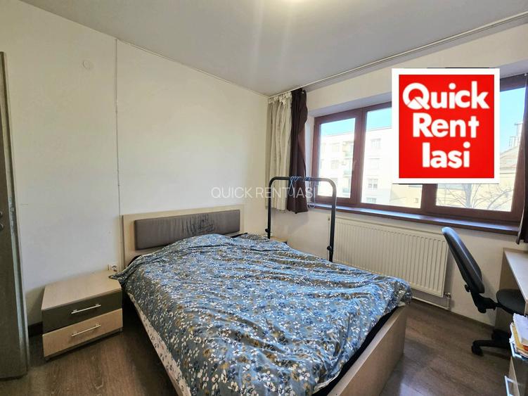 Piata Unirii UMF/UAIC Apartament 2Dormitoare+ Miniliving De Inchiriat Modern - 13