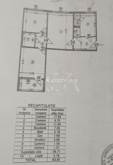 3 camere-semidecomandat-Antiaeriana - 11