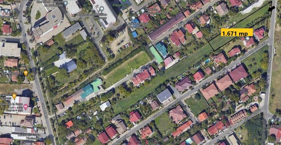 Teren intravilan - 1.671 mp, Timisoara, Legumiculturii 6 (Cal. Urseni / Brytim) - 2
