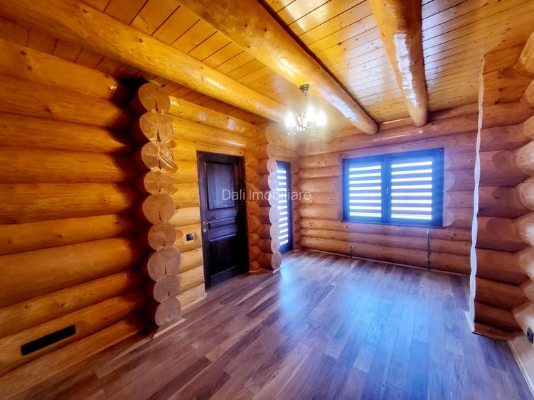 Vila superba din busteni si piatra pentru cei care doresc sa iasa din tipare ! - 9