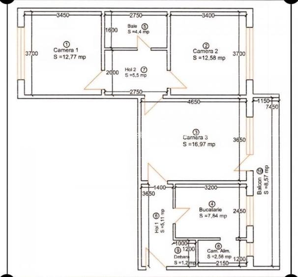 Apartament Take Ionescu- Punctele Cardinale- Medicina - 7