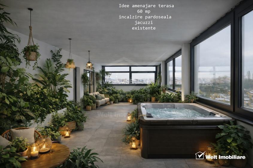 Penthouse superb, Zorilor Sud - Europa, panorama deosebita, 2 parcari subterane - 13