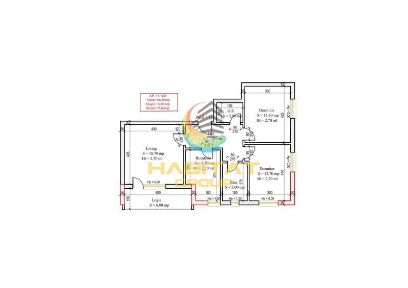 Pallady 3 camere decomandat 76 mp intr-un bloc tip Boutique - 2