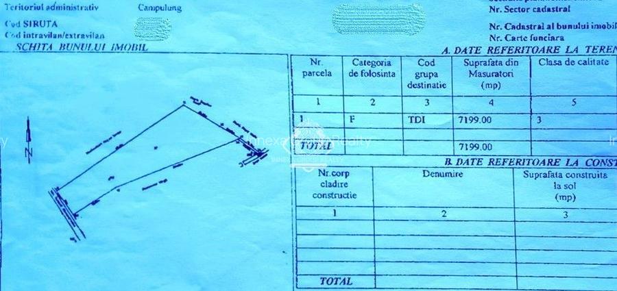 Teren 7199mp Intravilan cu Vedere Panoramica Superbă, Ideal Investitie - 2