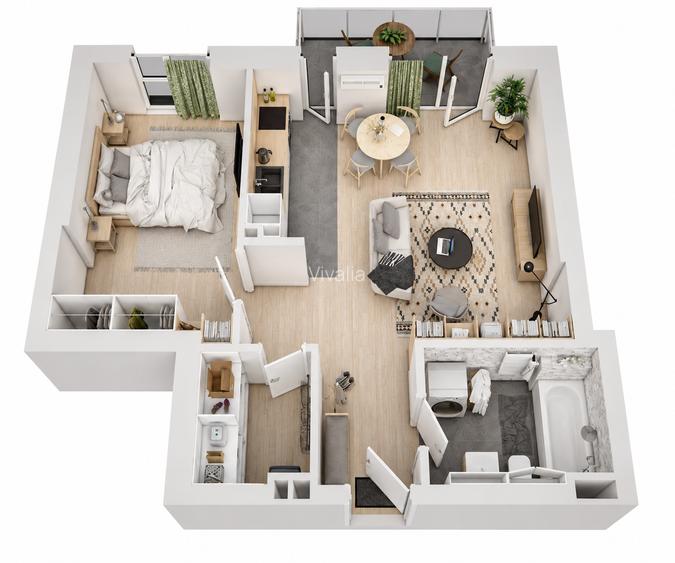 Apartament 2 camere direct de la dezvoltator, zona Take Ionescu, Vivalia Grand - 5