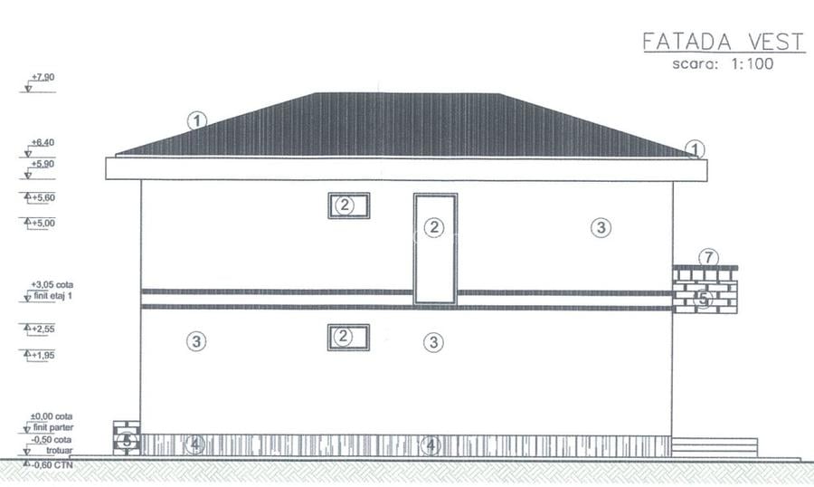 Teren 465mp, cu autorizatie casa individuala P+1E - 8
