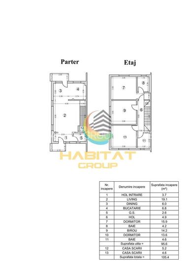 Pallady vila tip DUPLEX  4 camere 105 mp GATA DE MUTARE - 3