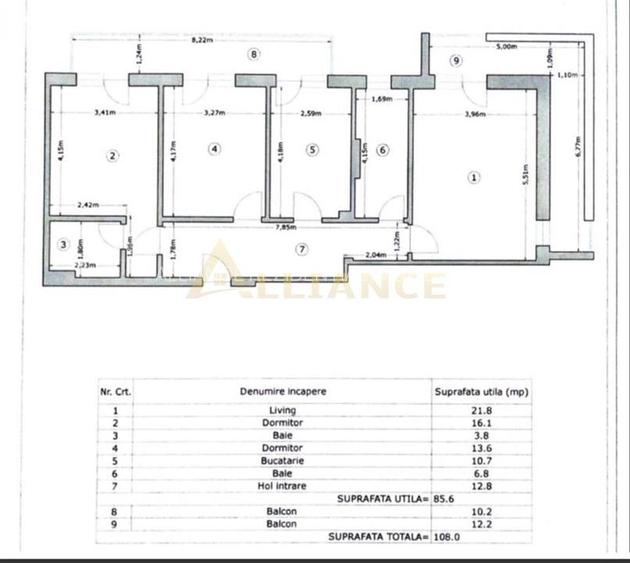 Apartament 3 camere Premium | 108 mp | loc de parcare - 9