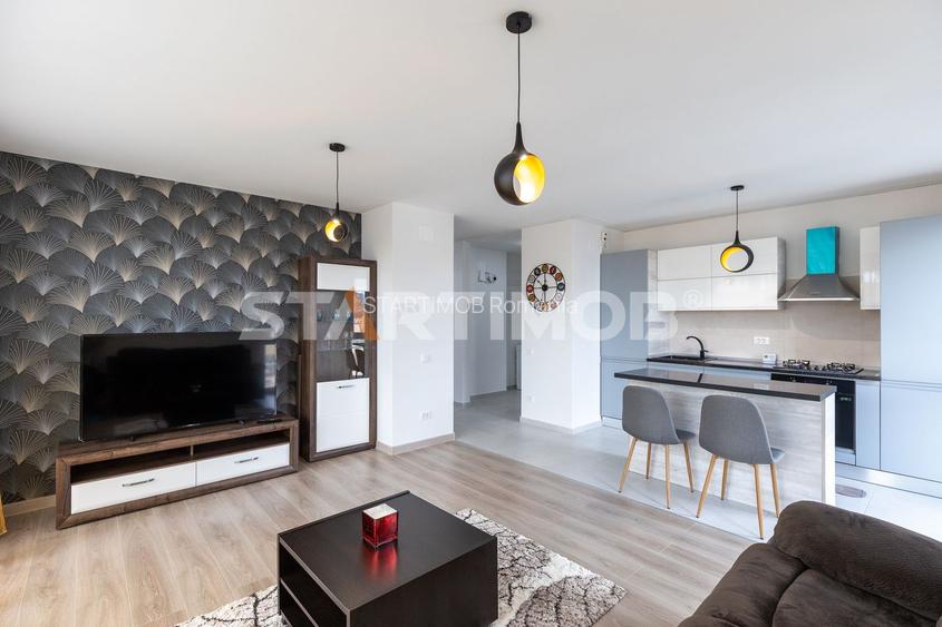 Apartament mobilat  3 camere Urban Plaza cu parcare - 9