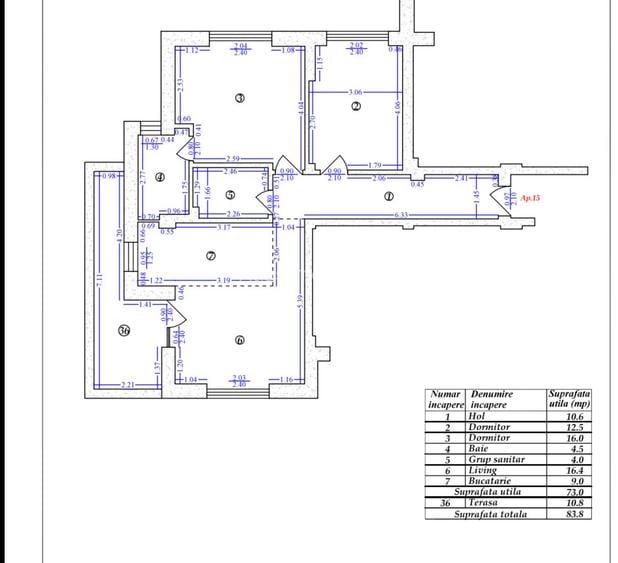 Apartament nou, 73 mp + terasa 10 mp – zona Șos. Fundeni – Colentina - 5