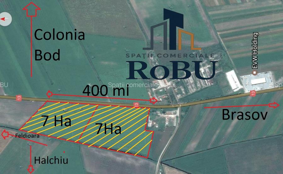 TEREN fotovoltaic 7,14 sau 21-Ha DN 13 # Spatii comerciale RoBU - 5