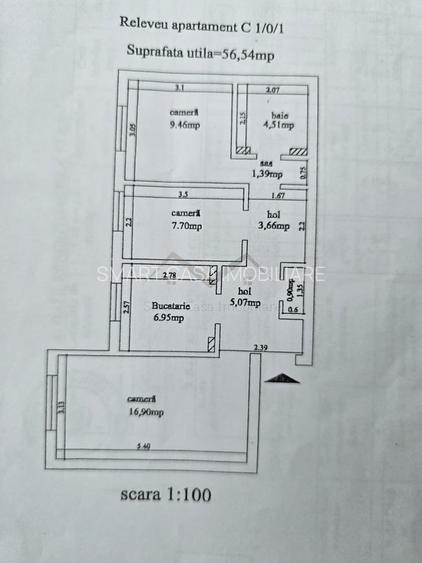 Apartament 3 camere Dacia - 1