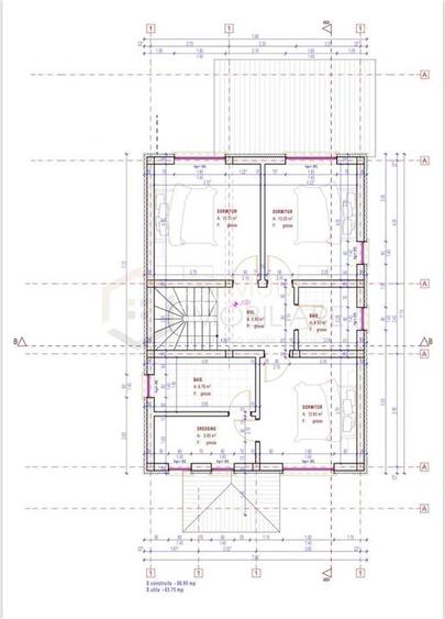 Sag- incalzire in pardoseala- 5 camere - 2