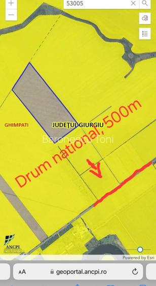 Teren Extravilan GIURGIU 16 Ha (la 50km de București) - 2