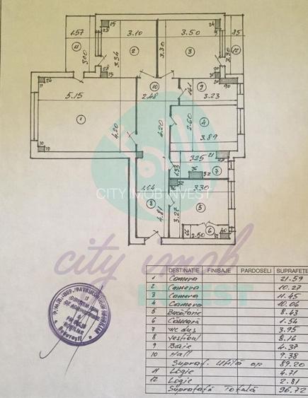 4 camere Piața Victoriei 97mp | Bloc monolit| Vedere Mixtă - 6