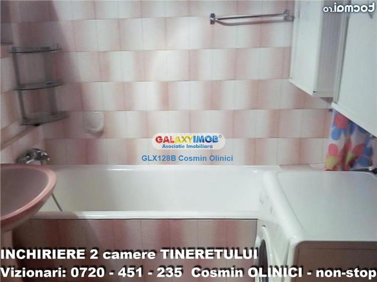 Inchiriere apartament 2 camere Tineretului langa parc mobilat utilat - 13