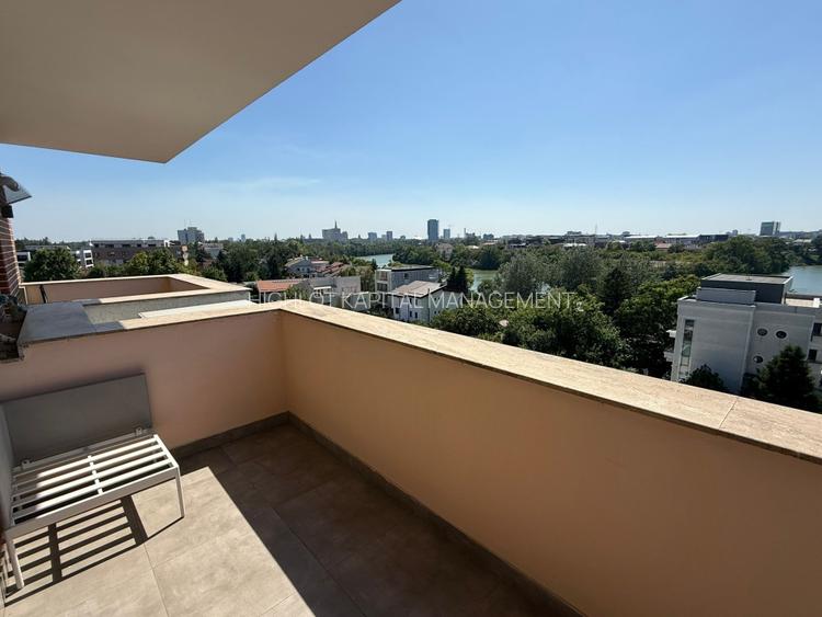 BANEASA LAKE VIEW / PENTHOUSE CU 3 CAMERE / 2 LOCURI PARCARE / COMPLET MOBILAT - 3