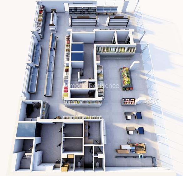Spatiu Comercial 527 mp DE VANZARE, Ideal Supermarket, Zona Coresi - 3