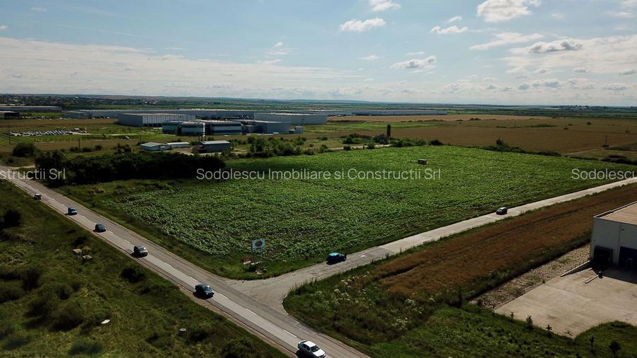 Parcele teren industrial cu PUZ - 2.700 mp, Giarmata - 2