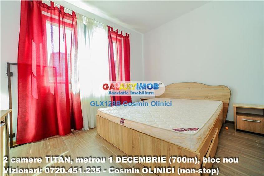 INCHIRIERE 2 camere TITAN, parcare,metrou 1 DECEMBRIE (700m), bloc nou - 9