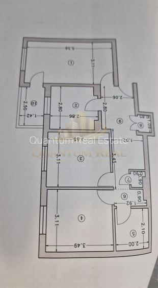 Apartament 3 camere decomandat | 69 mp | Metrou -Mihai Bravu - 6