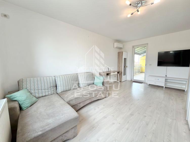 Apartament cu 2 camere mobilat la etajul 2 decomandat in Giroc, asfalt - 2