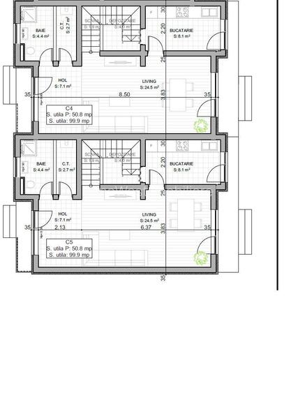 Braytim | Case insiruite | 4 camere | Strazi asfaltate | Comision 0% - 23
