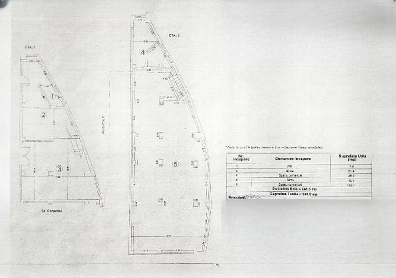 Faleza Nord , spatiu COMERCIAL/BIROURI, 240 mp., 3 locuri de parcare