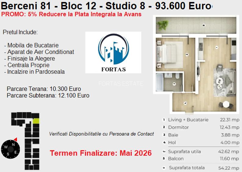 Studio Spatios! Aproape de metrou! Incalzire in pardoseala! - 5