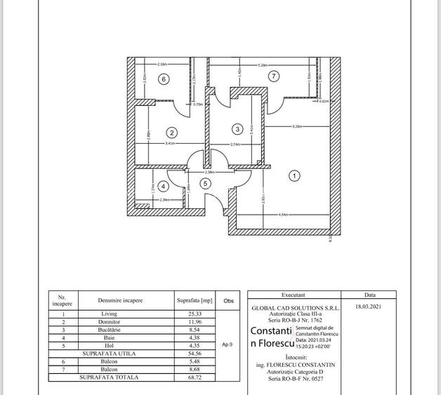 Pipera: Apartament cu 2 camere complet mobilat si utilat! - 1