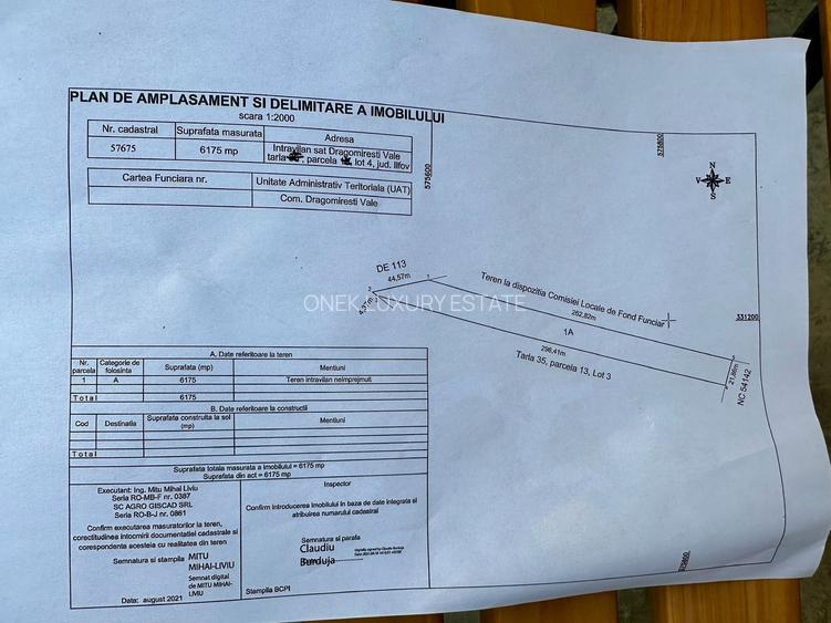 Teren de vanzare Dragomiresti Vale centura Bucuresti Ocazie Comision0% - 3